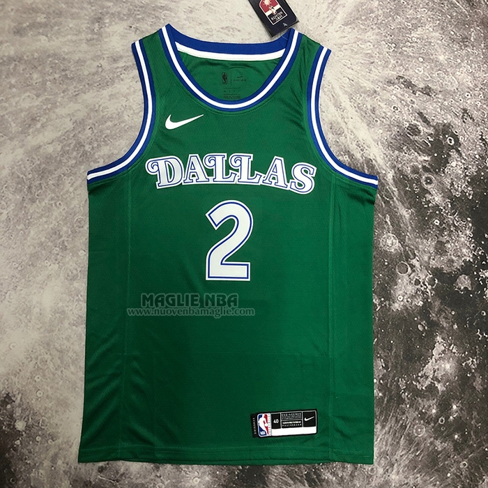 Maglia
 Kyrie Irving NO 2 Dallas Mavericks Hardwood Classics 2022-23 Verde
